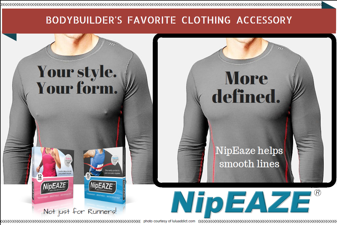 NipEaze Original Athletic Nip Cover SIZE EXTRA